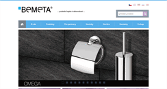 Desktop Screenshot of bemeta.cz